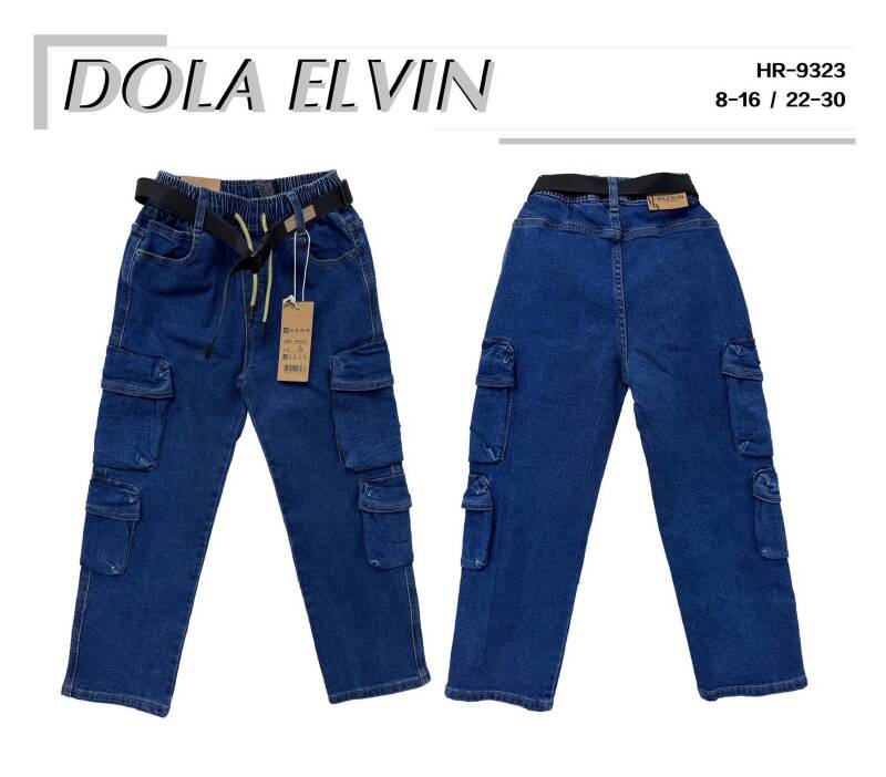 Spodnie chłopięca jeans Roz 8-16, 1 Kolor .Paczka 10 szt